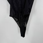 Priceless Black Mesh Light Padding Thong Back One Piece Lingerie Bodysuit XS S Photo 8