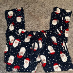Old Navy  Santa Print Pajama Bottoms - Navy Photo 1