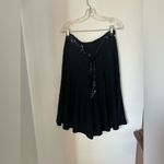 Sonia Rykiel black wide leg wool blend pants with sequin belt size T38 Photo 6