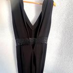 Zac Posen  black jumpsuit w/ lace midsection has pockets Photo 3