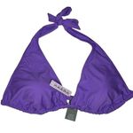 Wild Fable Dark Purple 5-Way Halter Swim Bikini Top Plus Size 2X (20 - 22) NEW Photo 0
