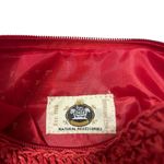 NEW Red & Brown Beaded Style Natural Design Sun N Sand Wallet Wristlet Purse Bag Photo 3