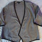 Alfani Cardigan Sweater Womens Size 2X Gray 3/4 Sleeve Career Warm Winter Photo 0