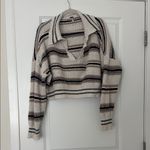 Free People  Kennedy Striped Pullover Sweater Photo 3