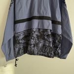 Nike Vintage 90s Purple Blue Teal Retro Anorak Half Zip Windbreaker Jacket Photo 13