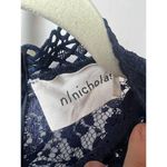 Nicholas Navy Double Layer Romper Sz. 4 Blue Photo 4