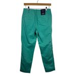 Gap  Pants Women 2 NWT Blue Green High Rise Straight Khaki Chino Trouser Preppy Photo 1