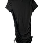 PINK - Victoria's Secret Pink by Victoria Secret Black Short Sleeve Dress with Ruching Size Small Photo 1