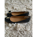 Bruno Magli Classic Bow Flats Elegant Minimalist Italian Workwear Spring Summer Black Size 7.5 Photo 6