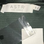 ASTR The Label Forest Green Satin Wrap Front Top Women’s Size XS NWT Photo 5