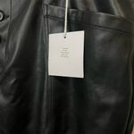 Pistola  Faux Leather Pants Women's Plus Size 20 Black Cropped Patch Pockets Photo 6