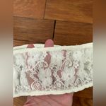 EXPRESS NWOT  Ivory Lace Back Bandeau Photo 3
