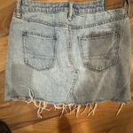 American Eagle Outfitters Distressed Blue Denim Mini Skirt- Like new! Photo 1