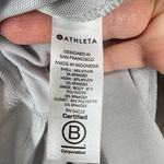 Athleta Size 4 Light Grey Mini Skort Casual Athleisure Travel Errands Comfort Photo 1
