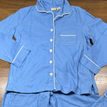 L.L.Bean Size PM Women's Super-Soft Shrink-Free Pajama Button-Front Set Photo 0