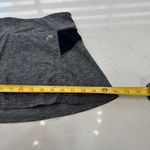 Head Skort Womens L Black Gray Heather Slim Dri-Motion Lined Stretch Tennis Photo 5