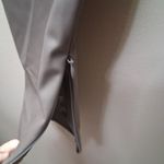 ZARA NWT High Faux Leather Ankle Zip Pants Light Brown Med Photo 4