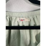 Faherty Valencia Eyelet Boho Bohemian Coastal Dress Sage Green Size XL Photo 5