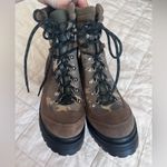Gianni Bini Camo Lace Up Combat Chunky Heeled Boots Streetwear Grunge - 8.5 Photo 5