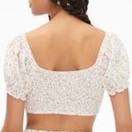 Princess Polly NWT floral milkmaid puff sleeve crop top Photo 1