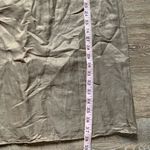 Alex Marie  Green Khaki Linen and Silk Blend Shift Dress 4 Photo 5