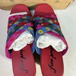 Free People Lisbon Platform Mules Cherry Heart Multi casual classic stylish Photo 4