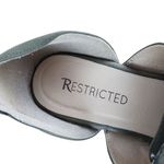 Restricted Oxford Shoes Womens 8 Green Suede Open Side Lace Up D'Orsay Flats Photo 8