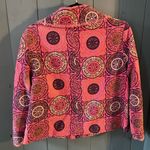 Anthropologie  Pink and Purple Velvet/Beaded Women's Jacket/Blazer, Size 12 Photo 2