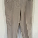 Theory  Wool Cropped Trousers – Beige Tailored Dress Pants, Size 0 Photo 0