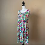 Relativity  | Multicolored Ruffle Sleeveless Mini Dress Sz L Photo 18