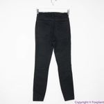 Madewell NEW 10" High-Rise Skinny Jeans in Black Frost: Button-Front Edition, 23 Photo 6