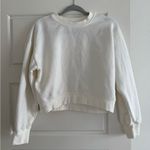 ZARA  Cream Crewneck Sweatshirt Size Small Photo 0