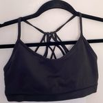 Fabletics  Black Seamless Strappy Sports Bra Small Photo 2