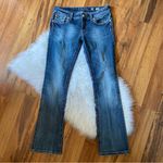 Miss Me Y2k Embellished Angel Wings Cross Pockets Low Rise Boot Cut Jeans Photo 2