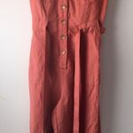 Coral Romper, Small Orange Photo 0