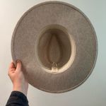 Free People  Kimi Rancher Hat Oatmeal/Rust One Size Photo 6