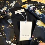 FRNCH  The Amaria Floral Dress in Black Floral size Small Short Puff Sleeves NWT Photo 11