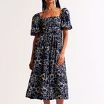Abercrombie & Fitch Emerson Poplin Cotton Midi Dress in Small Photo 1