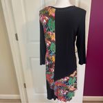 Parsley & Sage Artsy Patchwork Stripe Boho Jersey Dress Women’s Size Medium Black Photo 7