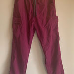 Carhartt  Womens Pants Purple Size M Petite Casual Cargo Jogger Pull Up Photo 0