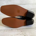 Madewell NEW Sz 8 The Idris Ankle Boot Black Leather Western Square Toe NX431 Photo 7