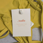 ANDIE  The Rockaway Top Honeysuckle HNSU Eco Bikini Swimwear Bathing Suit S New Photo 6