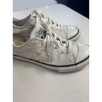 Converse  One Star Low Top Sneakers White Canvas Lace Up Womens Size 8‎ Casual Photo 2