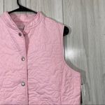 Liz Claiborne NEW  Liz Gold Embossed Floral Pink Vest size M Medium NWT Photo 3