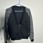 Aryn K  Black and Gray Textured Jacket Photo 1