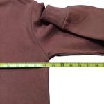 Kangol Crew Neck Crop Sweatshirt Pink Mauve Fleece Size XL New NWT Photo 4