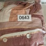 Club Z Collection Shirt Womens 2X Multicolor Striped Rayon Long Sleeve Button Photo 6