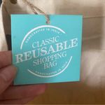 Elephant 100% Cotton Canvas Tote Bag with Gold Leather Handles New with Tags Photo 3