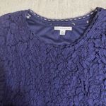 Isaac Mizrahi Live! Blue Lace Blouse Photo 6