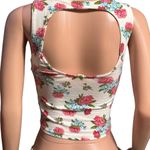 Zenana floral multi-colored crop top M Photo 4
